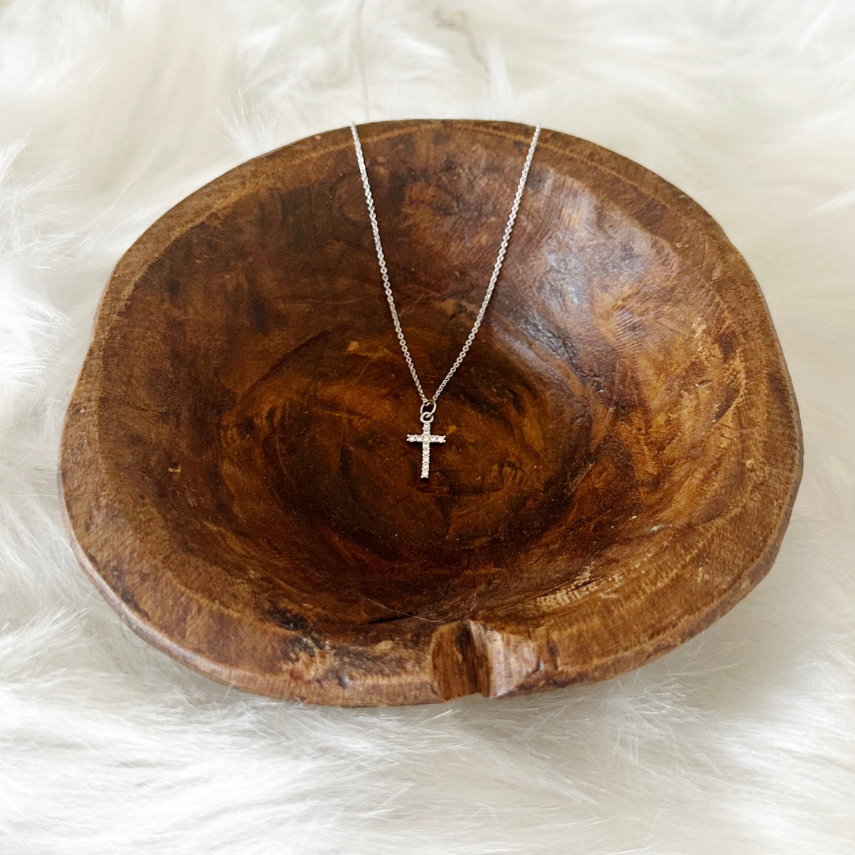 Jianna Zilveren Kruis Ketting