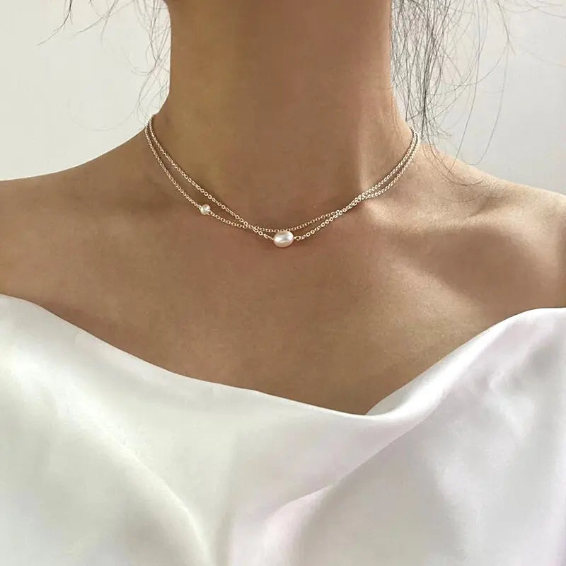 Zoetwaterparelketting | Duurzame door de oceaan geïnspireerde sieraden