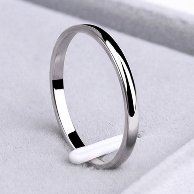 Eenvoudige Ring van Goud en Zilver