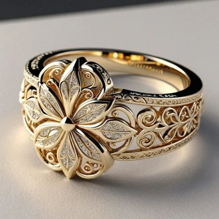 Bloom Zirconia Exotische Gouden Ring