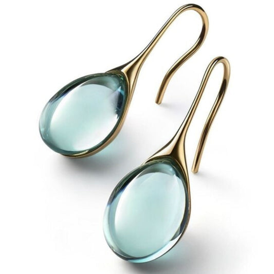 Kralen Dangle Oorbellen in Goud en Zilver