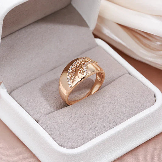 Gouden Hol Elegante Ring