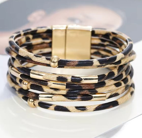 Brede Boho Multilaag Wrap Armband