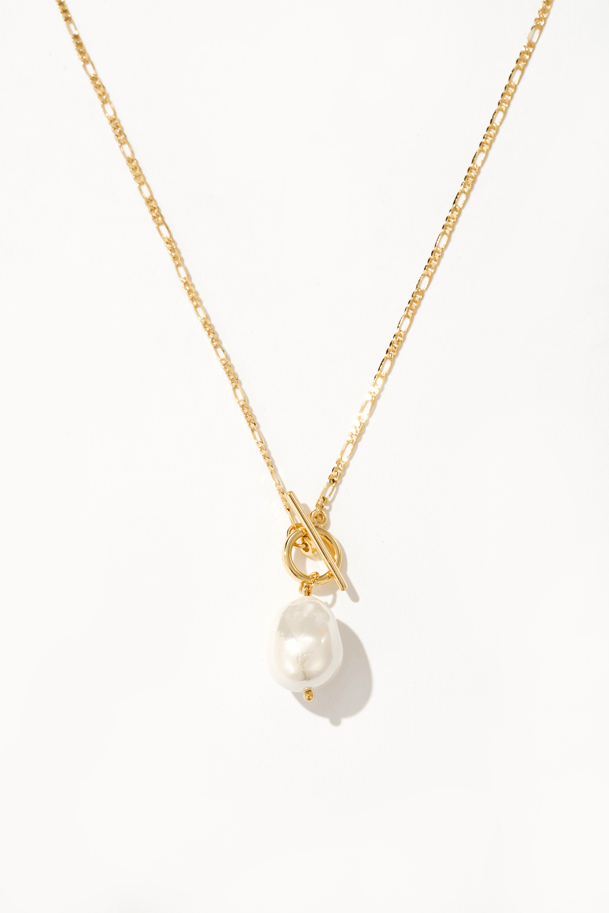 Elegante ketting met gouden parel