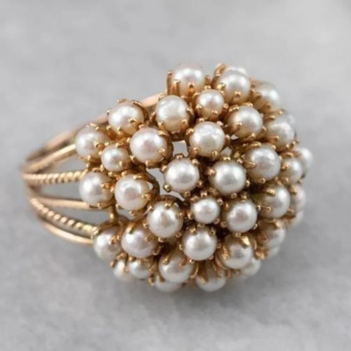 Bush - Ingelegde Parels Ring