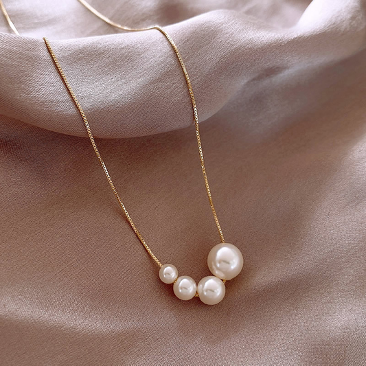 Gouden Zoetwaterparelketting | Duurzame, door de oceaan geïnspireerde sieraden