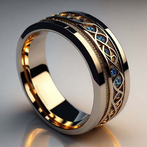 Gouden Infinity Ring Vintage
